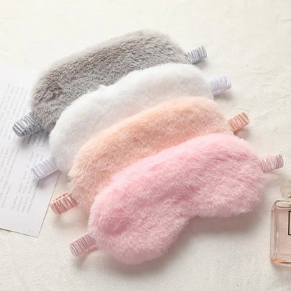 Sleeping Mask Sleeping Blindfold Soft Plush Eye Masks Cute Love Cloud Eye Cover Plush Mask Eyepatch Nap Health Eye Cover