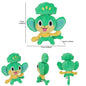 New Pokemon Pikachu Plush Toy Sprigatito Fuecoco Groudo Meowscarada Floragato Cinderace Keldeo Exegguto Shinx Stuff Peluche Doll