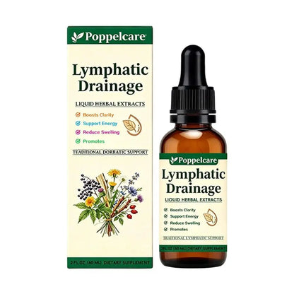 1-5pcs Natural Herbal Lymph Support Care Drops Lymphatic Drainage Oral Liquid Relieve Body Swelling Boost Energy
