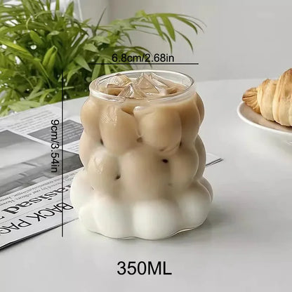 Creative Glass Cup Transparent Heat-resistant Tumbler Juice Milk Coffee Mug Home Water Glasses Beer Cocktail Glasses Drinkware