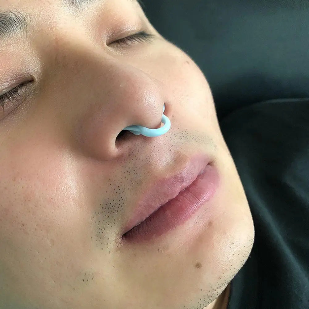 Silicone Nasal Dilator Stop Snoring Silicone Nose Clip Sport Easy Breath Nasal Clip Stop Snoring Aid Device Improve Sleeping