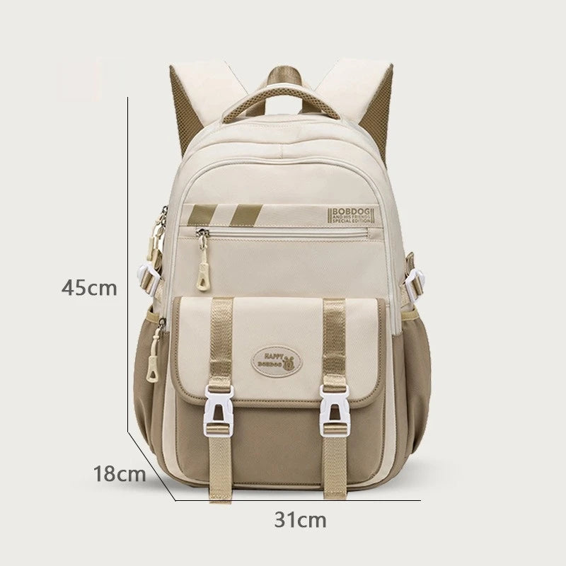 New School Bag with High Appearance Level Junior High School Backpack Large Capacity Primary School Backpack Ins Wind