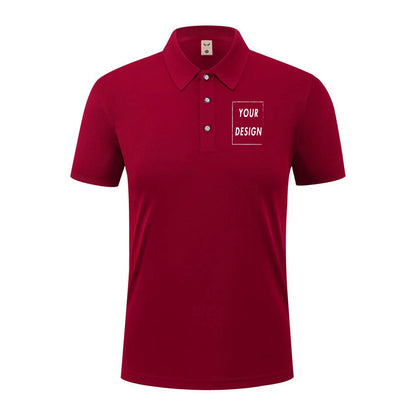 2025 Summer Causal Polo Shirt Custom Logo Printed Text Picture Brand Embroidery Personal Design Breathable Men And WomenTops
