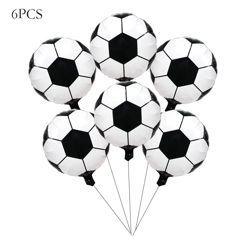 Football Birthday Decoration Party Supplies Tableware Balloons Set Candy Gift Boxes Football Birthday Gifts Kids Birthday Favors