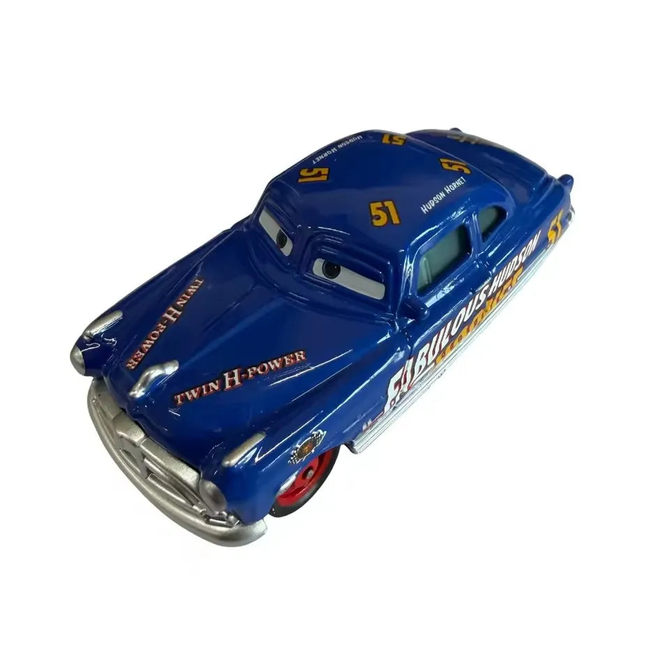 Disney Pixar Cars Lightning McQueen Storm Jackson Mack Container Truck 1/55 Ratio Die Casting Alloy Car Model Toys Truck Gifts