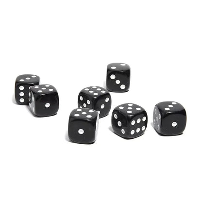 Miracle Dice 7 Black Die and Box Dice Number Change Close up Magic Tricks Mentalism Magicians Prop Gimmick Accessory Illusion