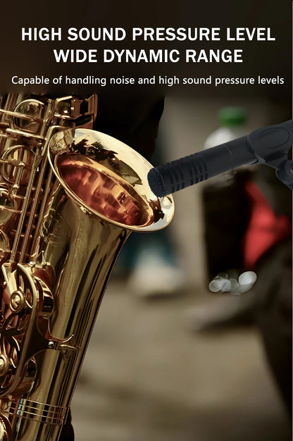 High-quality metal condenser microphone, durable and drop-resistant, suitable for live streaming, karaoke, and recording, univer