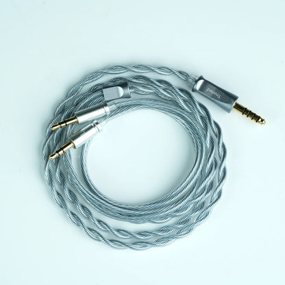 Trusted-50 Dual 3.5mm Upgrade Cable 3.5mm/4.4mm Balanced for Sennheiser HIFIMAN Audeze DENON SONY Fostex Headphones