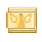 Fashion Women Men Gold Color Heart Butterfly Flower Italian Charm Link Fit 9mm Stainless Steel Bracelet DIY Jewelry