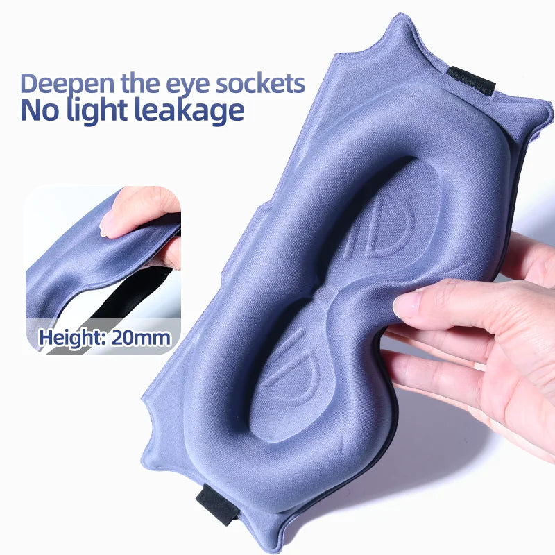 Travel 6D Sleeping Mask Eyepatch Blindfold Light Eye Mask for Sleeping Mask Slaapmasker Night Sleeping Aid Sleep Patch