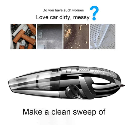 Portable Wireless Vacuum Cleaner 6000pa Powerful Suction Rechargeable Handheld Vacuum Cleaner Quick Charge for Car Home Pet Hair