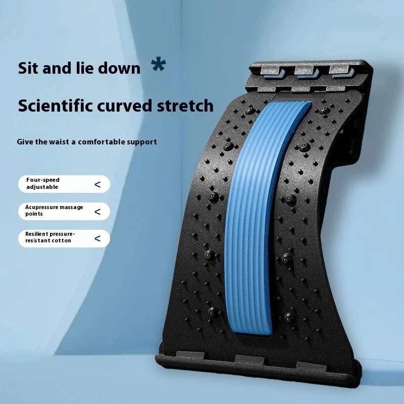 Device Stretch Lumbar Spine Relieve Nerve Compression Magnetic Massage Lumbar Vertebrae Back Corrector 1PC Lumbar Back Soothing