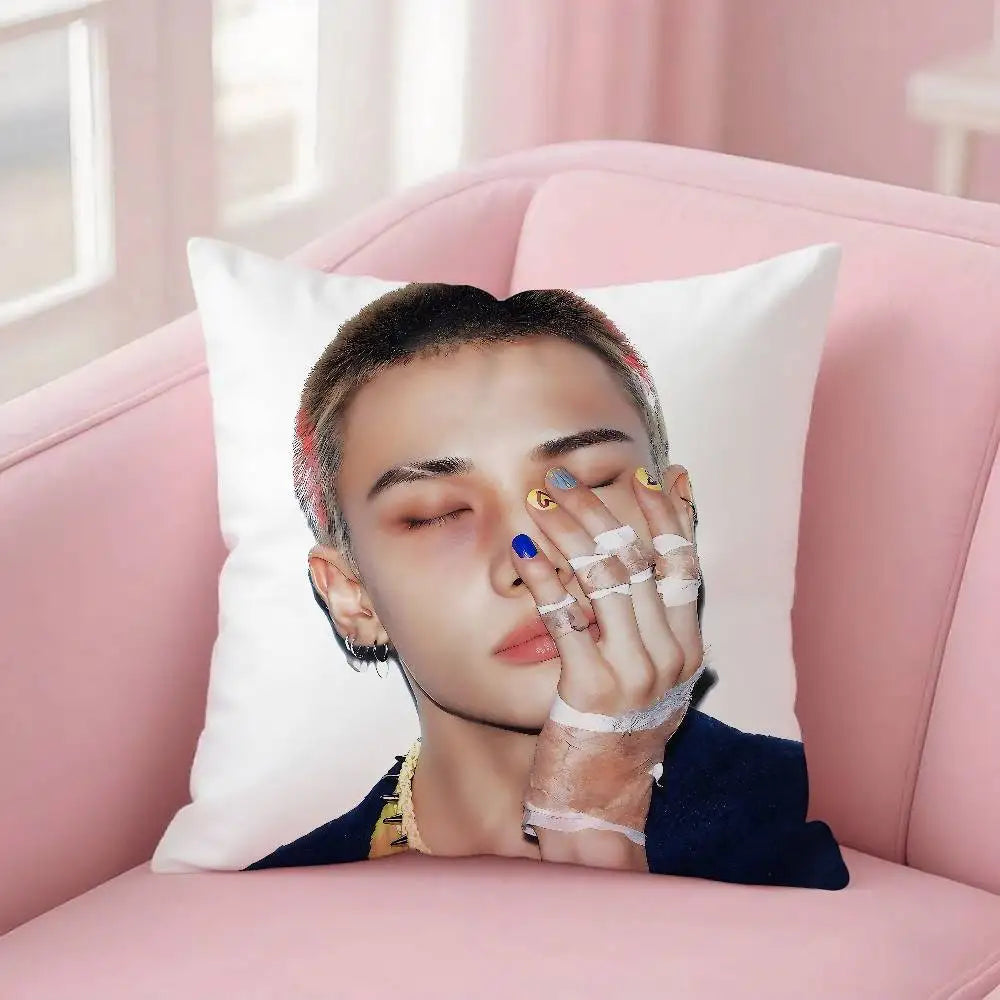 Korean Idol H-Hwang-H-Hyunjin-s Pillow Case Pillowcases Home Decor Living Room Decor Cushion Covers