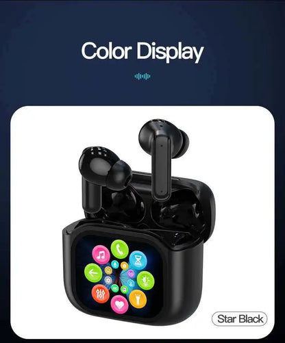 Smart AI Translation Bluetooth Earphones With LCD Display Noise Reduce New Wireless Digital Long Battery Life Display Headphone