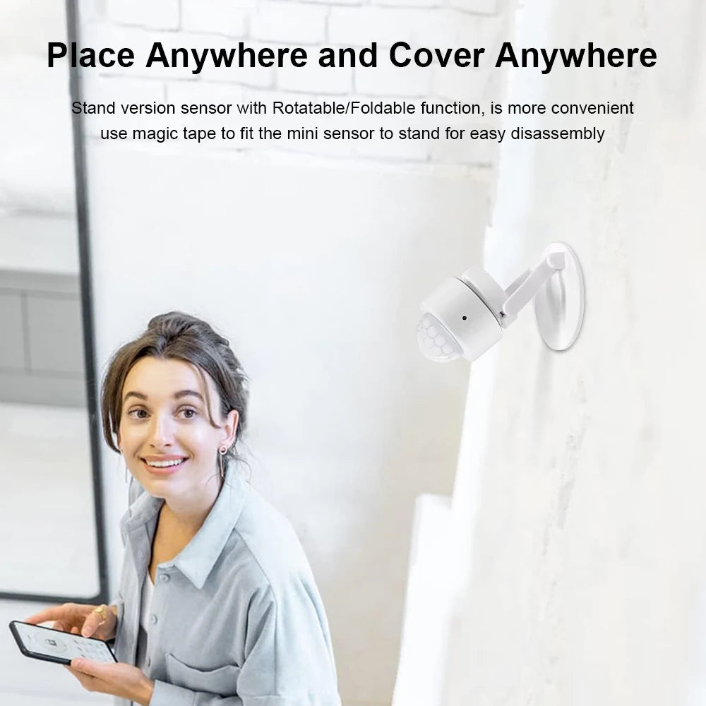 Zigbee PIR Motion Sensor PIR Infrared Detector Smart Home Security Alarm Ewelink App Control for Home Security