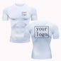 Your Design Logo Top Men Women Print Original Design Tshirts Jogging Workout Gym Quick Dry  New Custom Compression T Shirt