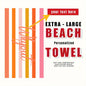 Personalized Striped Beach Towel Custom Name/Logo Microfiber Towel Thin Quick Dry Absorbent for Beach Swimming Yoga Bath Sports