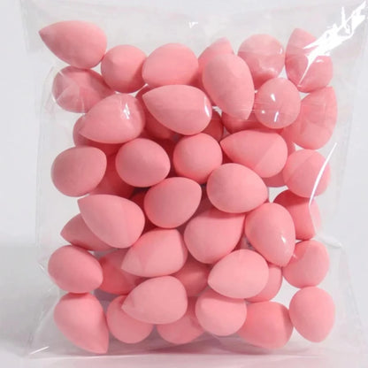 3/20/60Pcs Portable Reusable Water Drop Shape Mini Blender Sponge Beauty Cosmetic Foundation Cosmetic Sponge Makeup Blender