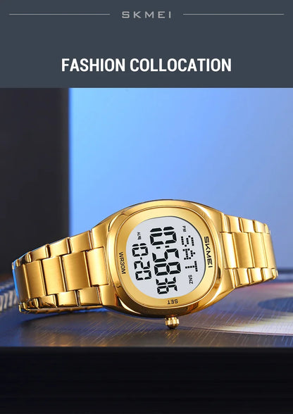 SKMEI 2419 Fashion Electronic Watch Multifunctional Luminous Calendar Alarm Clock Sports Simple Business Digital Watches for Man