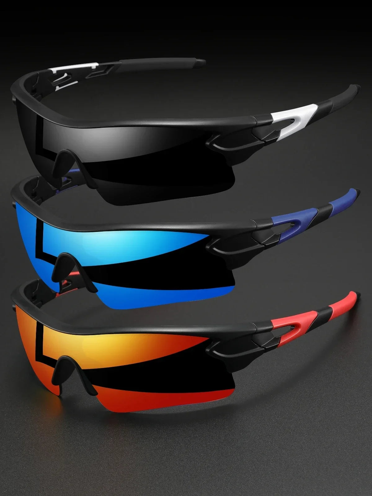 Unisex Professional Polarized Sports Sunglasses UV400 Windproof Cycling Running Outdoor Activities Eyewear Cycling Goggle
