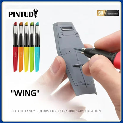 DSPIAE PT-TH PRO "WING"  Push Broach Push Knife Handle DIY Engraving Tool for Assembly Model Building Hobby Tools
