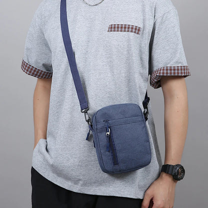 Lightweight Crossbody Bag Men Women Phone Water Resistant Nylon Commuter Travel Student Wallet Card Holder Mini Purse