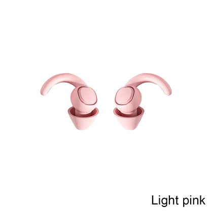Soft Silicone Sleeping Ear Plugs Sound Insulation Ear Protection Earplugs Anti-Noise Plugs for Travel Silicone Noise Reduction