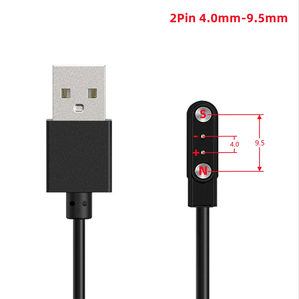 Aishi Magnetyczny kabel ładujący USB, ładowarka, adapter zasilania do inteligentnego zegarka, opaski sportowej, wyciskarki, słuchawek, szczoteczki do zębów, urządzeń kosmetycznych