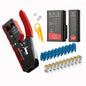 New Rj45 Rj12 Rj11 Pass Through Crimp Plier Cat7 Cat6 Cat6A Cat5 Cat5e Stripping Crimping Tool with 8P/6P Ethernet Connectors