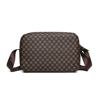 Stylish Patterned Men's Crossbody Bag for Daily Outings Compact Lightweight Versatile Casual Functional Travel Bag