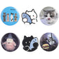 Funny Tinplate Pins Set Cats Dog Memes Dreamy Stars Collection Brooches Sweet Strawberry Musicial Note Badges Jewelry Gift