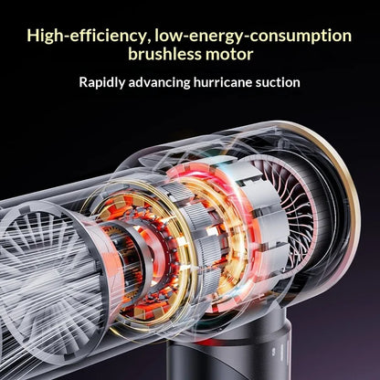 Portable Wireless Handheld Car Vacuum Cleaner Brushless High Power Air Duster Cleaner For Vehicle And Household Appliance