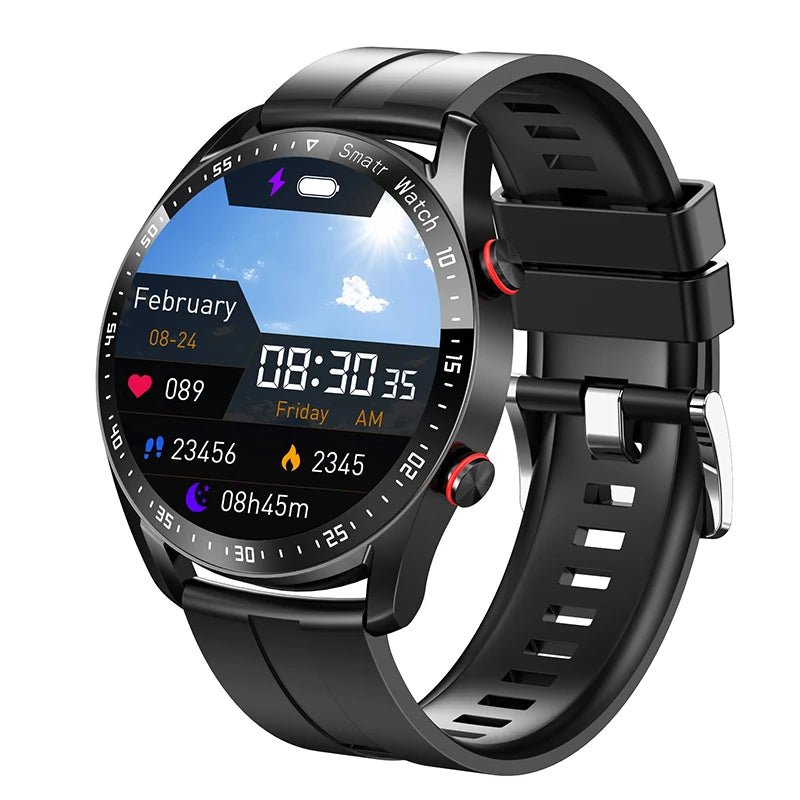 2026 NEW 1.5 inch Smart Watch Men Bluetooth Call Heart Rate ECG Health Fitness Sports Watch Waterproof Business Man Smartwatch