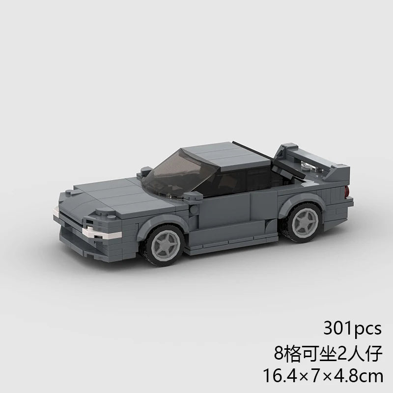City Speed Racing Car Model Building Blocks DIY Bricks MOC Toy Classic Rally Sports Super Racer Vehicle Christmas gift technique