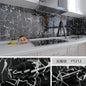 10M x 80CM Marble Self Adhesive Wallpaper Waterproof Oil Proof Kitchen Stickers Thermostability Decorative Film Home Decor