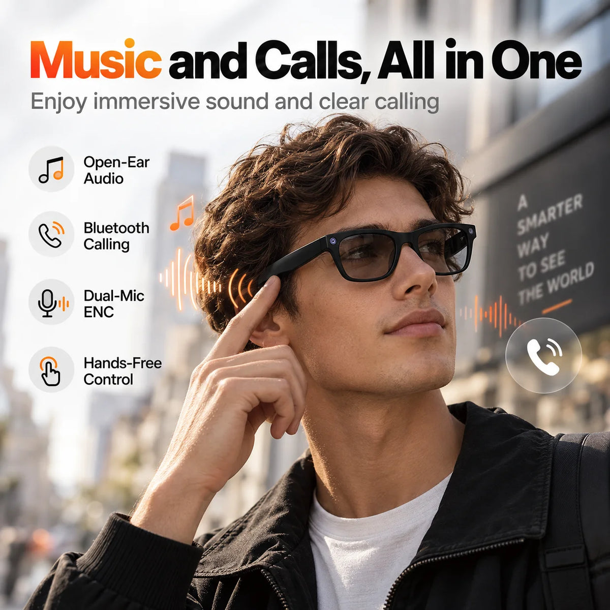 MT5 Ultra AI Smart Glasses 8MP Camera Video Recording Real-Time Translation Bluetooth Call Music with Charging Case