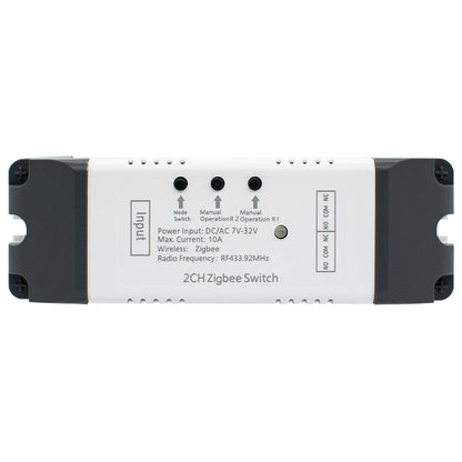 Alexa Smart Switch Zigbee Smart Home 2/1 Channels 220V 7-32V 85-250V 10A Relay Module Work With Alexa/Google Assistant
