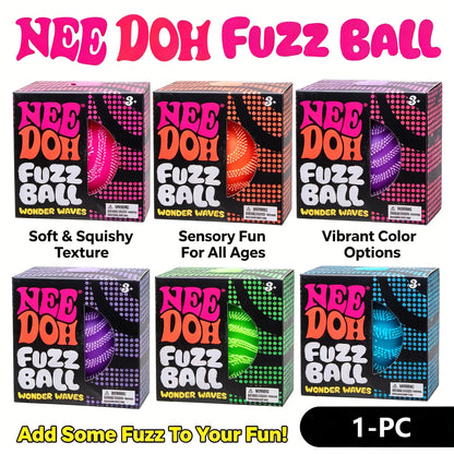 NeeDoh Fuzz Ball Blind Box Series Squishy Ornament Stress Relief Toys Suitable For People Under Pressure Fun Soft Stress Ball