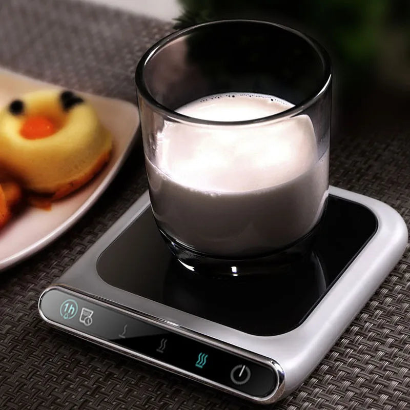 Mini Portable USB Cup Warmer Coffee Mug Heating Coaster 3 Gear 100°C Milk Tea Water Cup Heaters For Home Office Desk Heating Pad