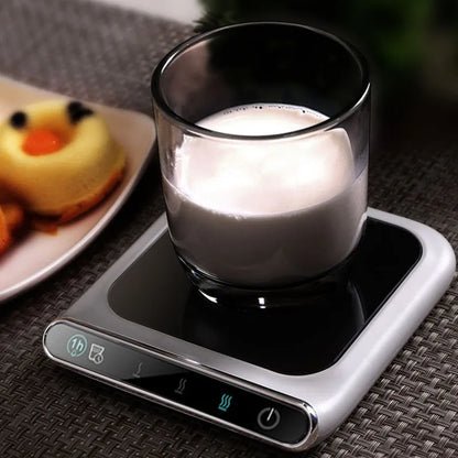 Mini Portable USB Cup Warmer Coffee Mug Heating Coaster 3 Gear 100°C Milk Tea Water Cup Heaters For Home Office Desk Heating Pad