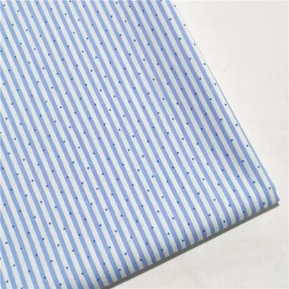 160x50cm Dot Stripe Twill Cotton Sewing Fabric Making Bedding Clothing Handmade Decorative Patch Sewing Cloth