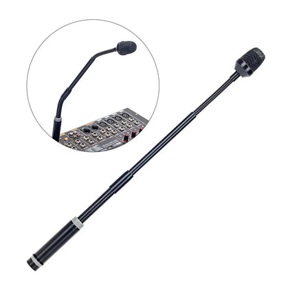 Dynamic Mic Flexible Adjustable Professional Plug and Play Low Noise Mixer Dedicated Disc XLR Mic Dynamic DJ Mic Gooseneck Mic