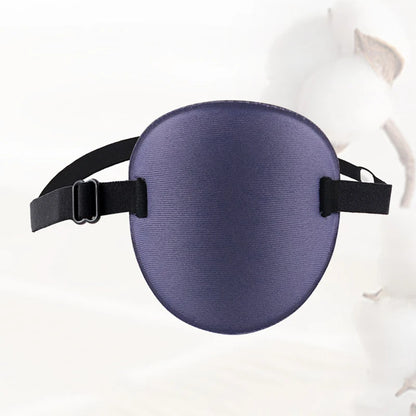 Single Eye Patch Adjustable 3D Foam Groove Breathable Eyeshade Eyes Medical Use Concave Strabismus Amblyopia Training Eye Mask