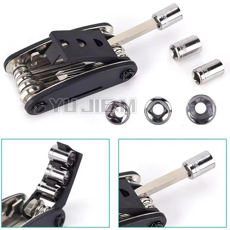 For Honda ADV150 ADV160 ADV350 ADV 150 160 350 Motorcycle Accessories 16 in 1 Multi Repair Hex Spoke Cycle Screwdriver Set Tools
