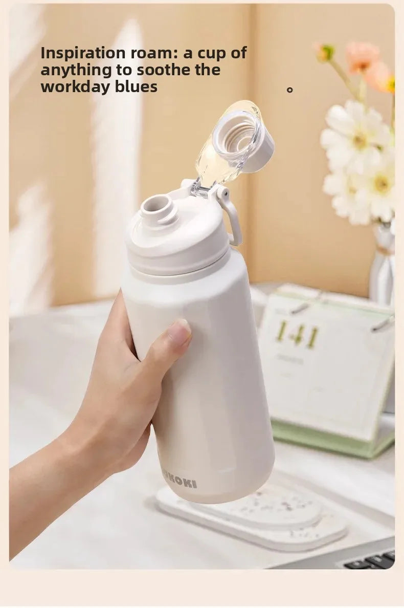 Large Capacity Portable Outdoor Sports Stainless Steel 316 Insulated Water Bottle Handheld Water Jug for Men from Mainland China