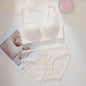 French Sexy Lace Bra and Panty Set for Women, Push Up Wireless Bralette, Comfortable & Breathable Small Chest, Bestseller MOYISU