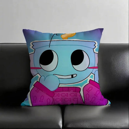 1pc Anime D-Dandys World Finn Pillow Case Fashion Square Pillowcase Bedroom Sofa Room Ins Decoration Leisure