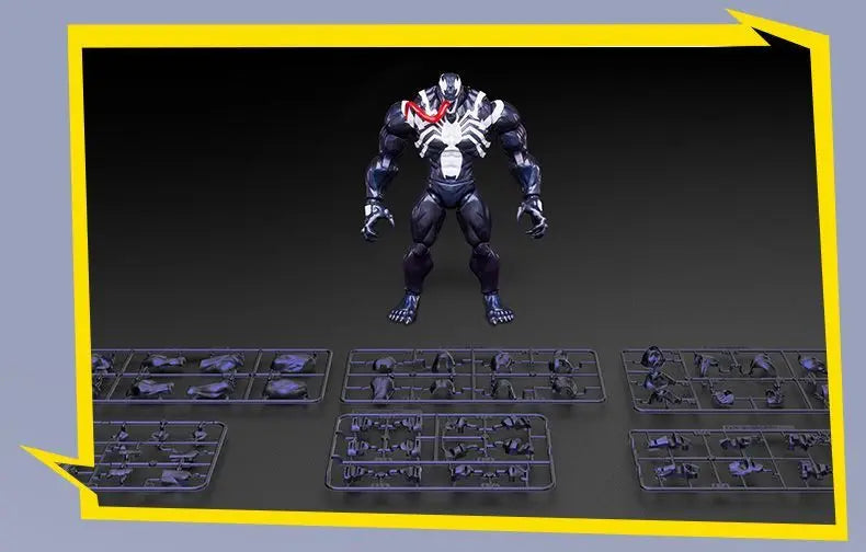 HOT Blokees Champion Version Game Rivals Spider-Man Venom Action Figures Assembly Model Toy Figure Collectible Model Kit Gift