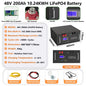 LiFePO4 48V 300AH 15Kwh Battery 51.2V 100AH 150AH 200AH Lithium Solar Home Battery 6000+ Cycles For Home Energy Storage EU Stock