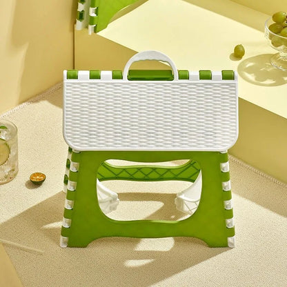 Portable Thick Plastic Folding Stool Outdoor Camping Home Use Fishing Travel Lightweight Children's Reading Chair Bathroom Chair